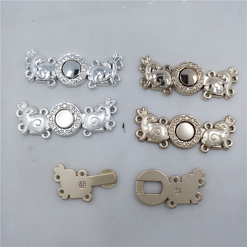 女式松紧带腰扣挂扣可定做汉服装饰腰带领扣保汉服对扣