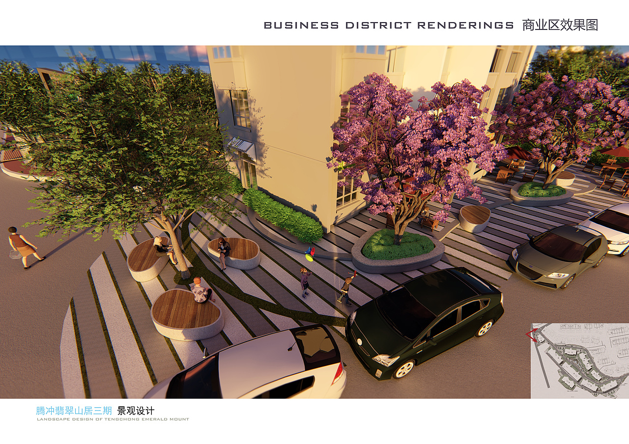 云南省保山市腾冲翡翠山居三期居住小区景观方案设计