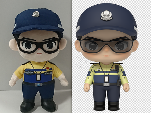 毛绒公仔来图定制