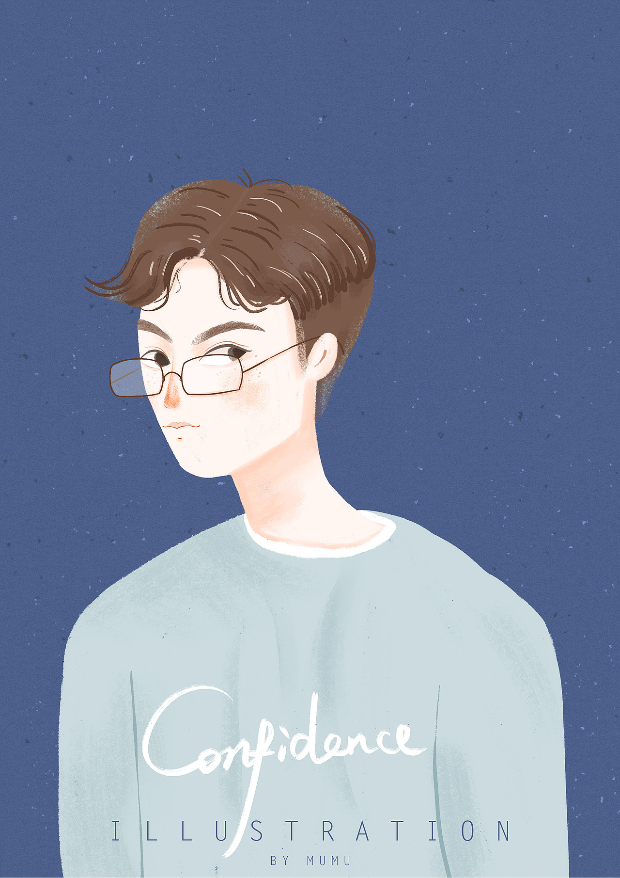 人物头像上半身插画