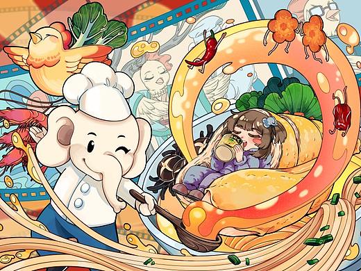 白象汤好喝-创意海报