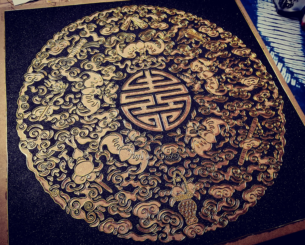 八仙祝寿（图ZMTY2MjQyNDI0） - 工艺品设计 - 站酷设计师step1nk李原创素材 - 站酷ZCOOL