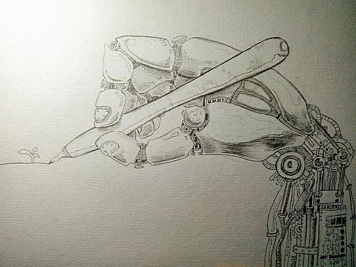 机器手（个人主页-ZMzA3NTc1NTI=） - 新锐潮流插画 - 站酷设计师舍长登场原创素材 - 站酷ZCOOL