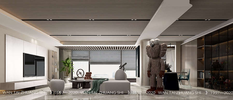 济宁中南樾府洋房170平轻奢简约风设计