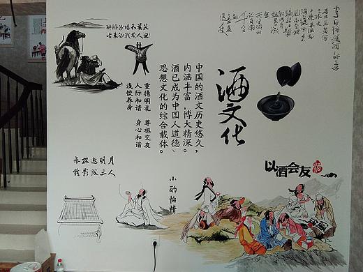 酒文化墙绘