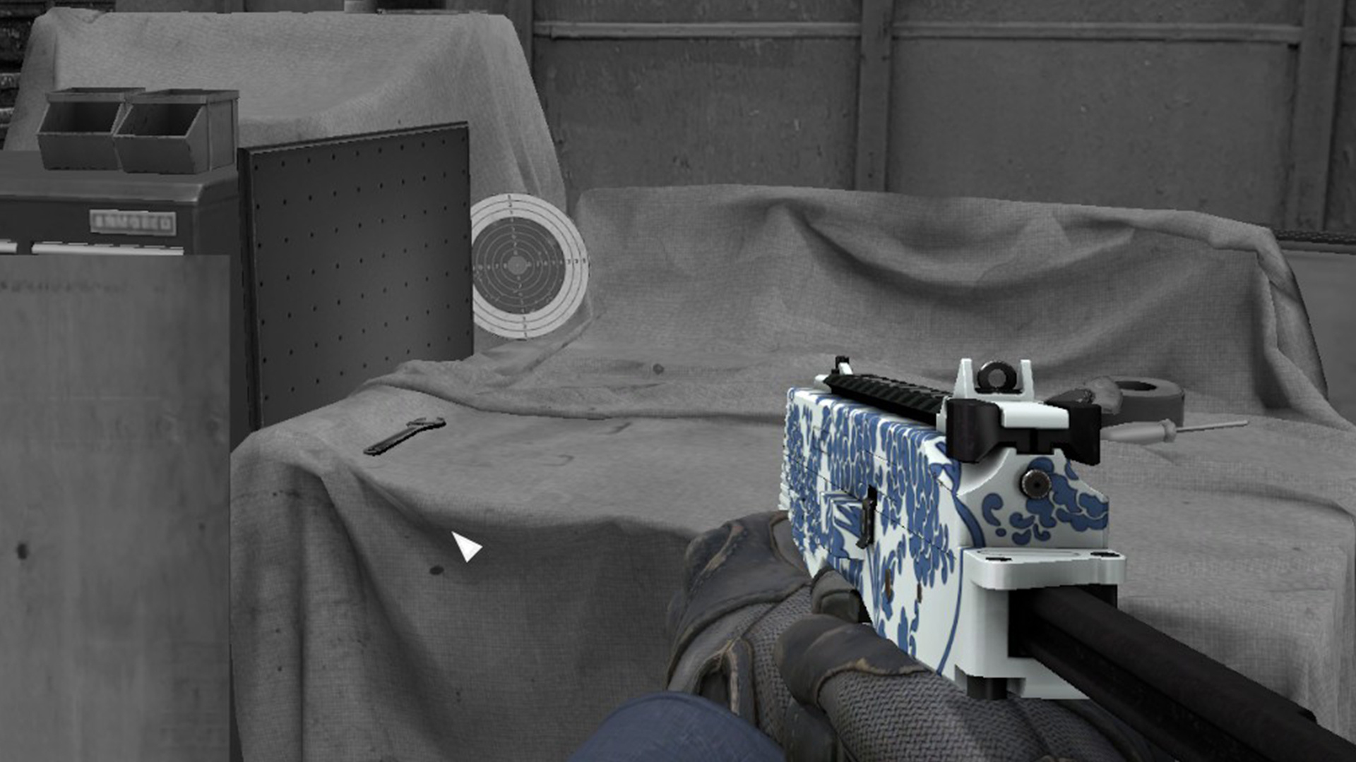 csgo皮肤设计 青花瓷系列—mp9