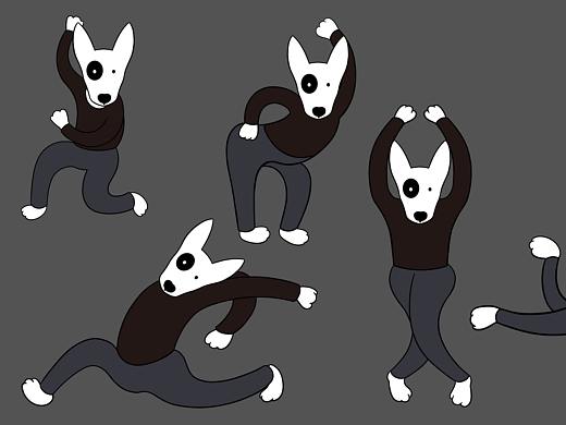 丧萌茶饮形象插画