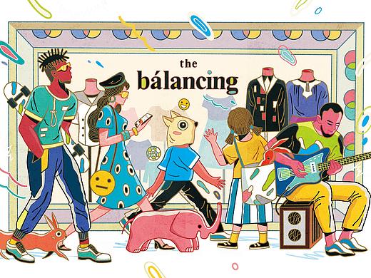 the balancing x yixin | 南京西路的下午 插画分享