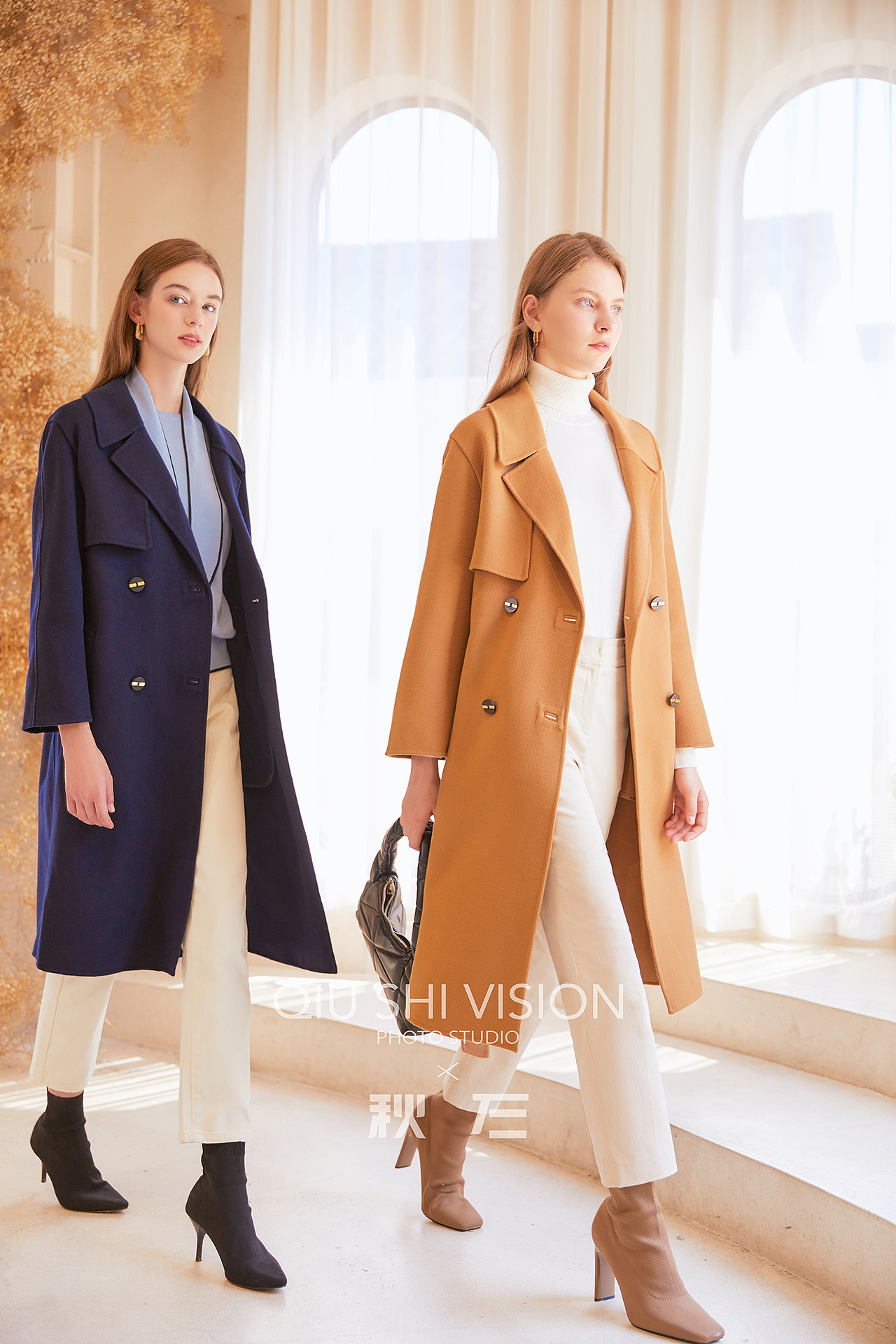 女装呢大衣民宿拍摄 法式女装 电商女装拍摄 毛呢大衣（图ZMjc0NTg5NzAw） - 人像摄影 - 站酷设计师秋石摄影原创素材 - 站酷ZCOOL