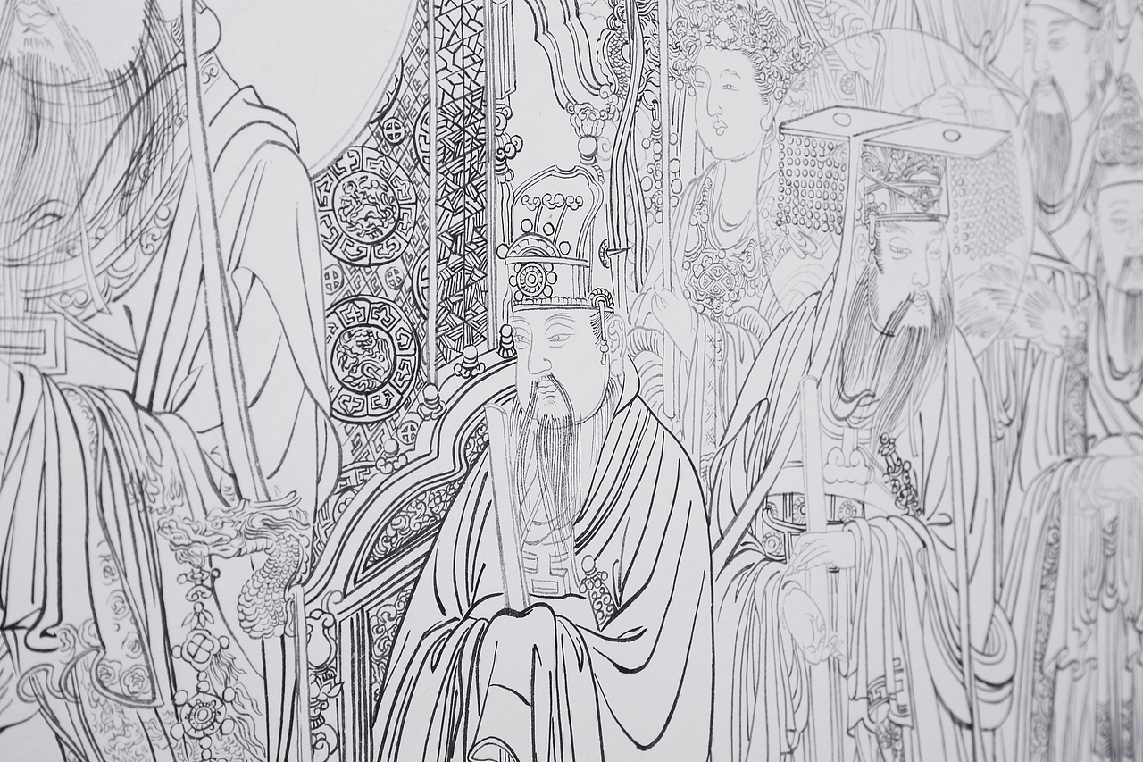 永乐宫壁画三清殿东壁