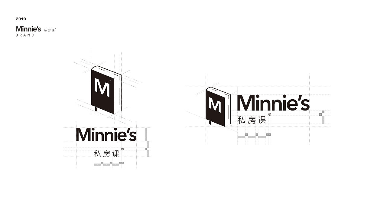 项目 _ "Minnie's-私房课" LOGO VIS
