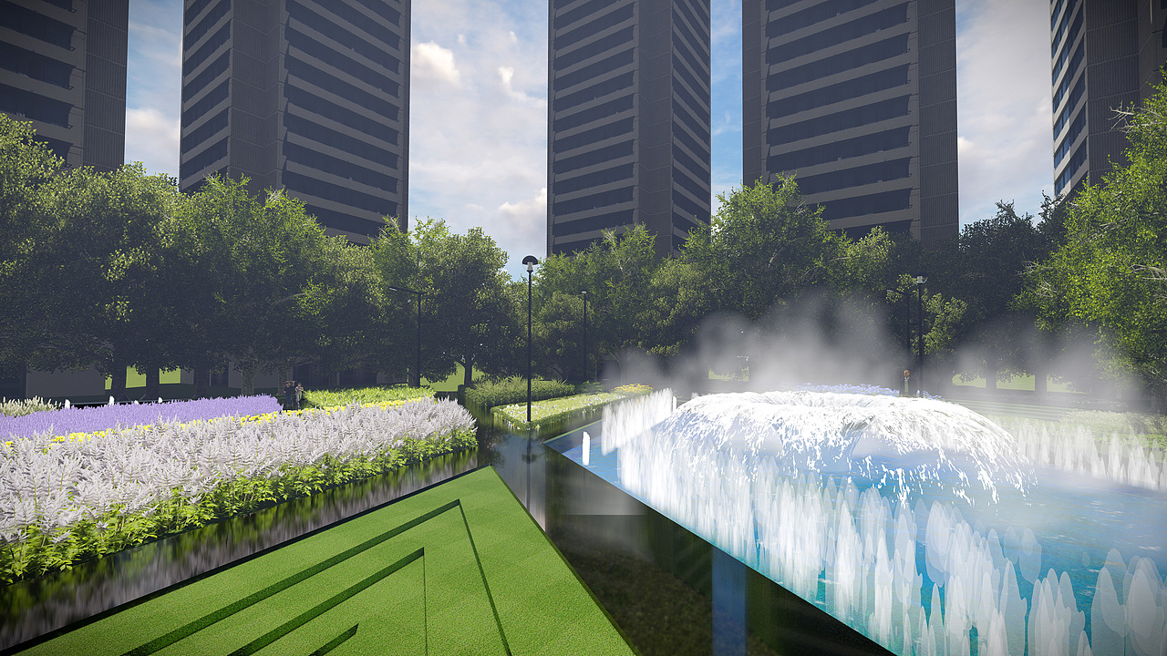 《植物拼图世界》 植物造景方案设计 1000平米规划设计