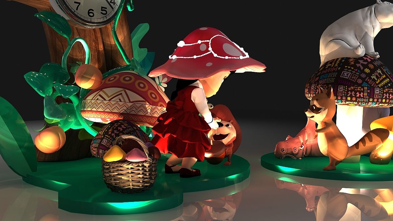 一组门头美陈（图ZMTU1MDAzNTYw） - 其他三维 - 站酷设计师小文sama原创素材 - 站酷ZCOOL