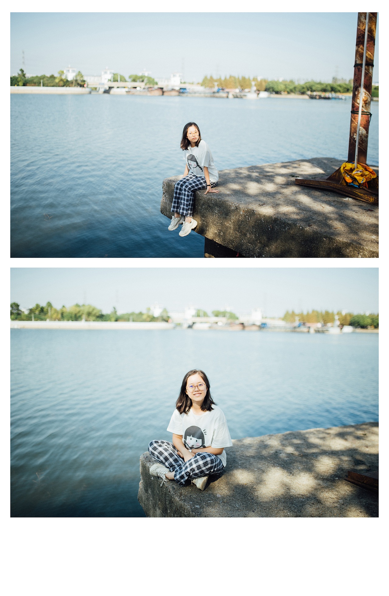 眼神略带忧郁的小女孩