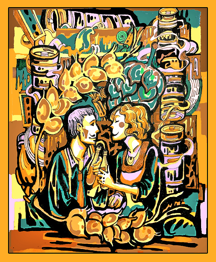 我的精酿啤酒商业插画总结logo墙绘插画周边