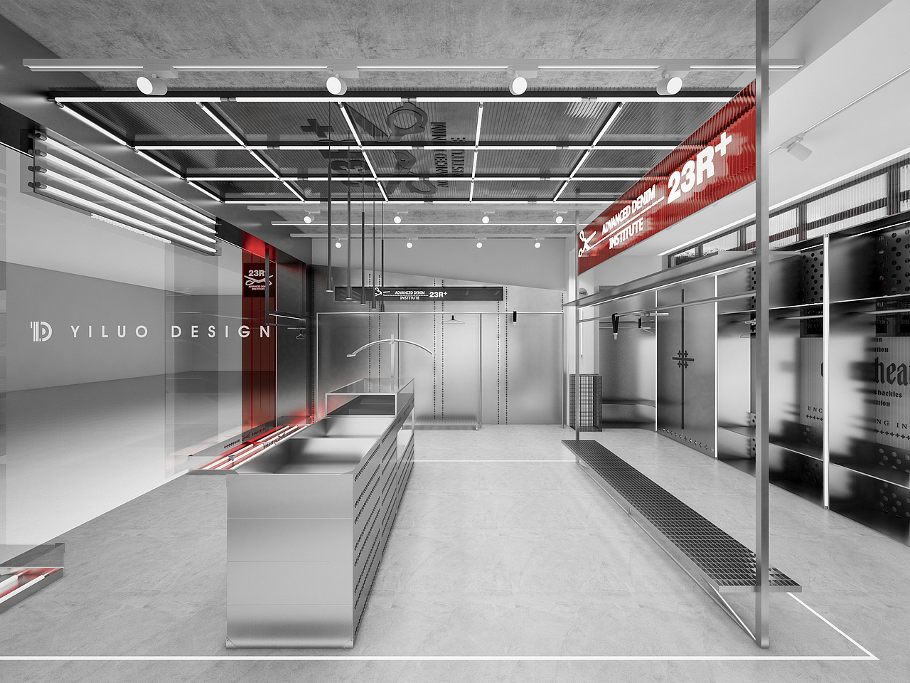 YLD STUDIO｜广州23R+服装店铺空间形象设计（图ZMjYzMjY0NDMy） - 商业空间设计 - 站酷设计师一落设计事务所原创素材 - 站酷ZCOOL