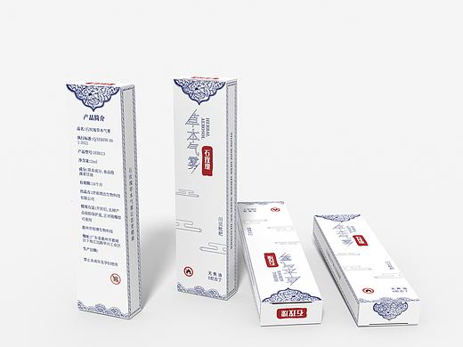 青花瓷简约风格包装