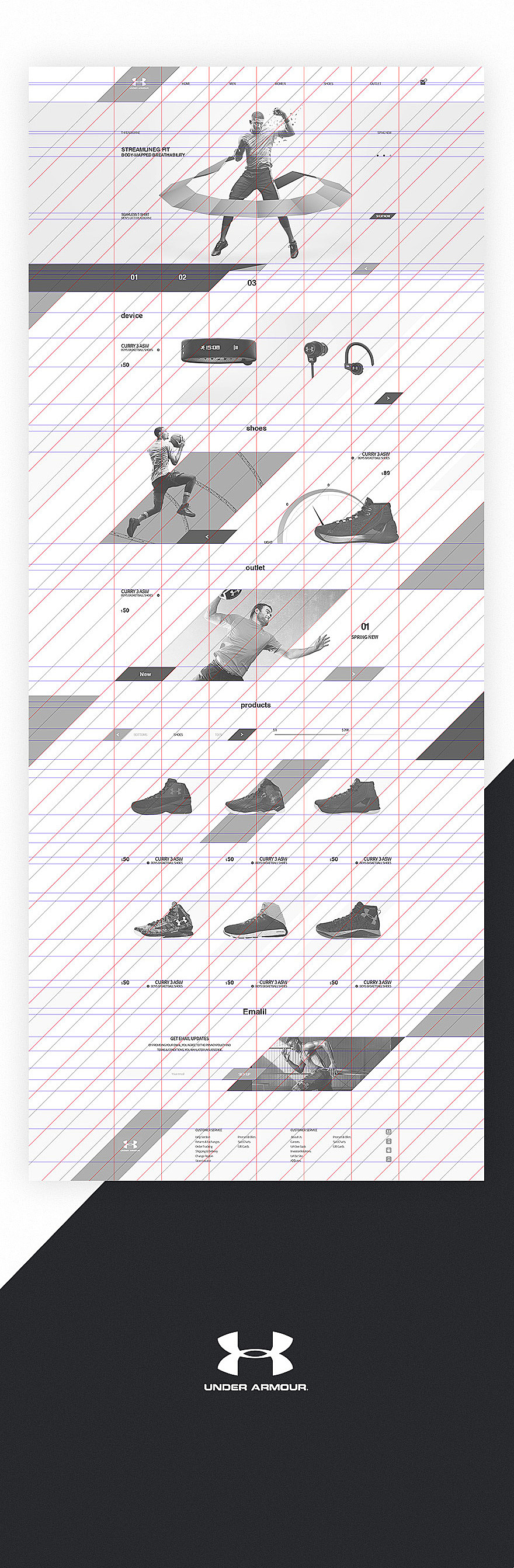 underarmourwebsite redesign