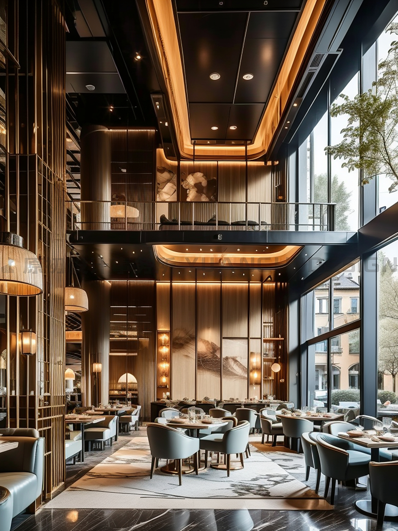 厦门 店面装修室内空间餐厅设计 奢华酒店餐厅会所（图ZMzYxMzY0NDIw） - 酒店餐饮设计 - 站酷设计师葉文濤VictorYeh原创素材 - 站酷ZCOOL