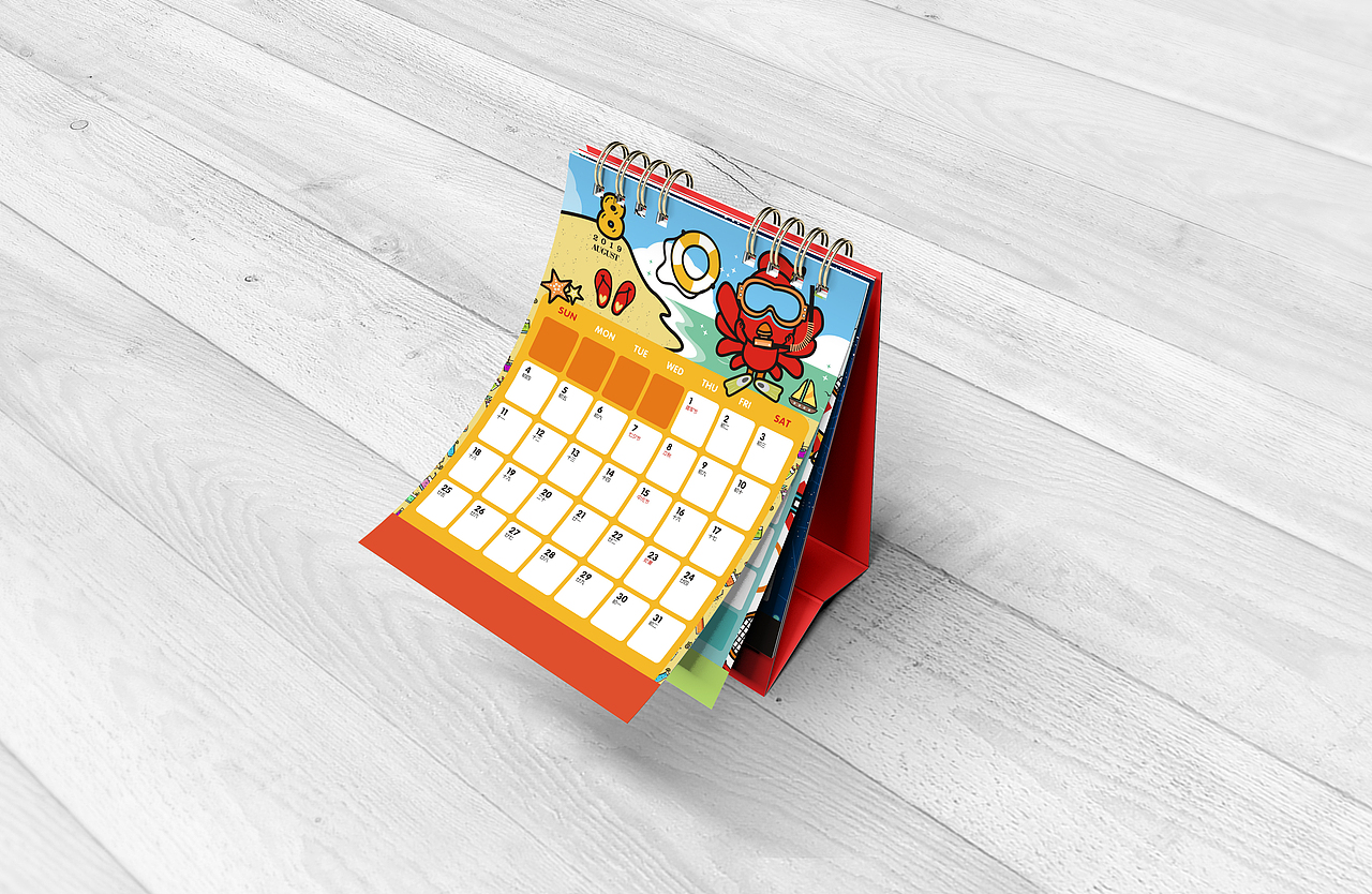 2019新春台历&红包（图ZMTM2NzY2NDg4） - 宣传物料 - 站酷设计师AAAAAAda原创素材 - 站酷ZCOOL