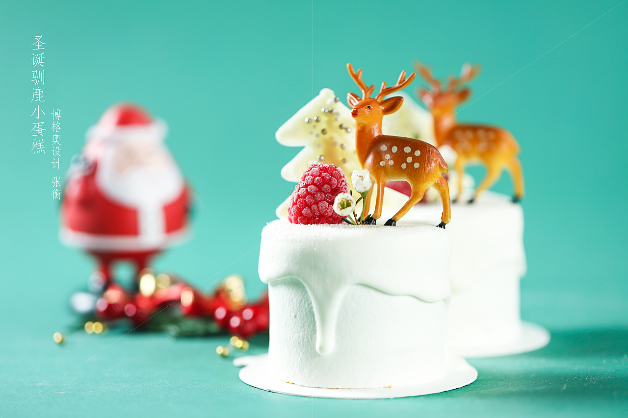 「 美作 」圣诞款蛋糕拍摄|摄影|产品摄影|美食摄影师朴一 - 原创作品 - 站酷 (ZCOOL)