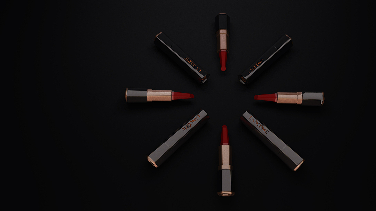 口红建模渲染（图ZMjQ0MDkzMTYw） - 产品 - 站酷设计师Miss黄_原创素材 - 站酷ZCOOL