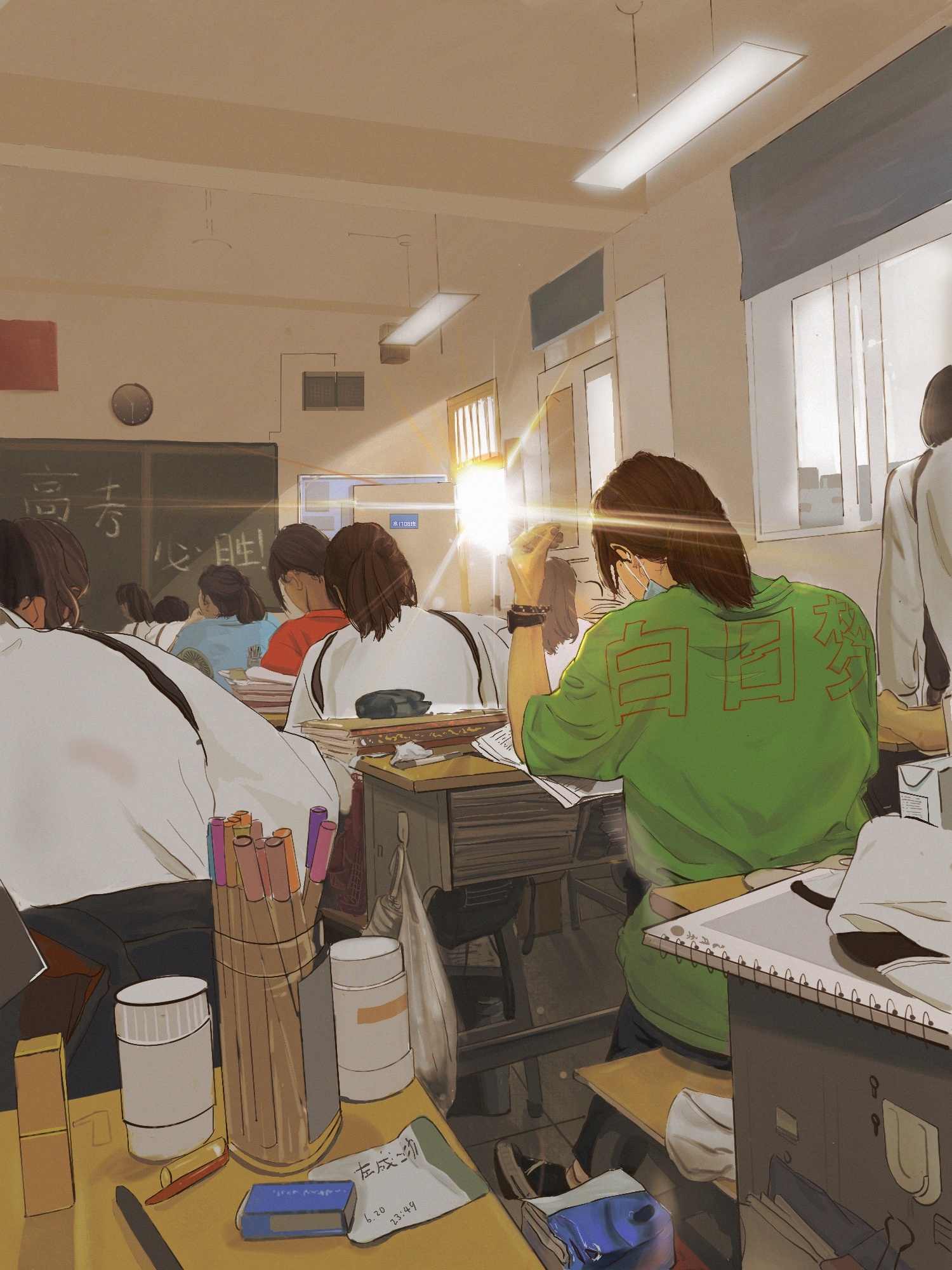 高考回忆|插画|创作习作|左成功 - 原创作品 - 站酷 (zcool)