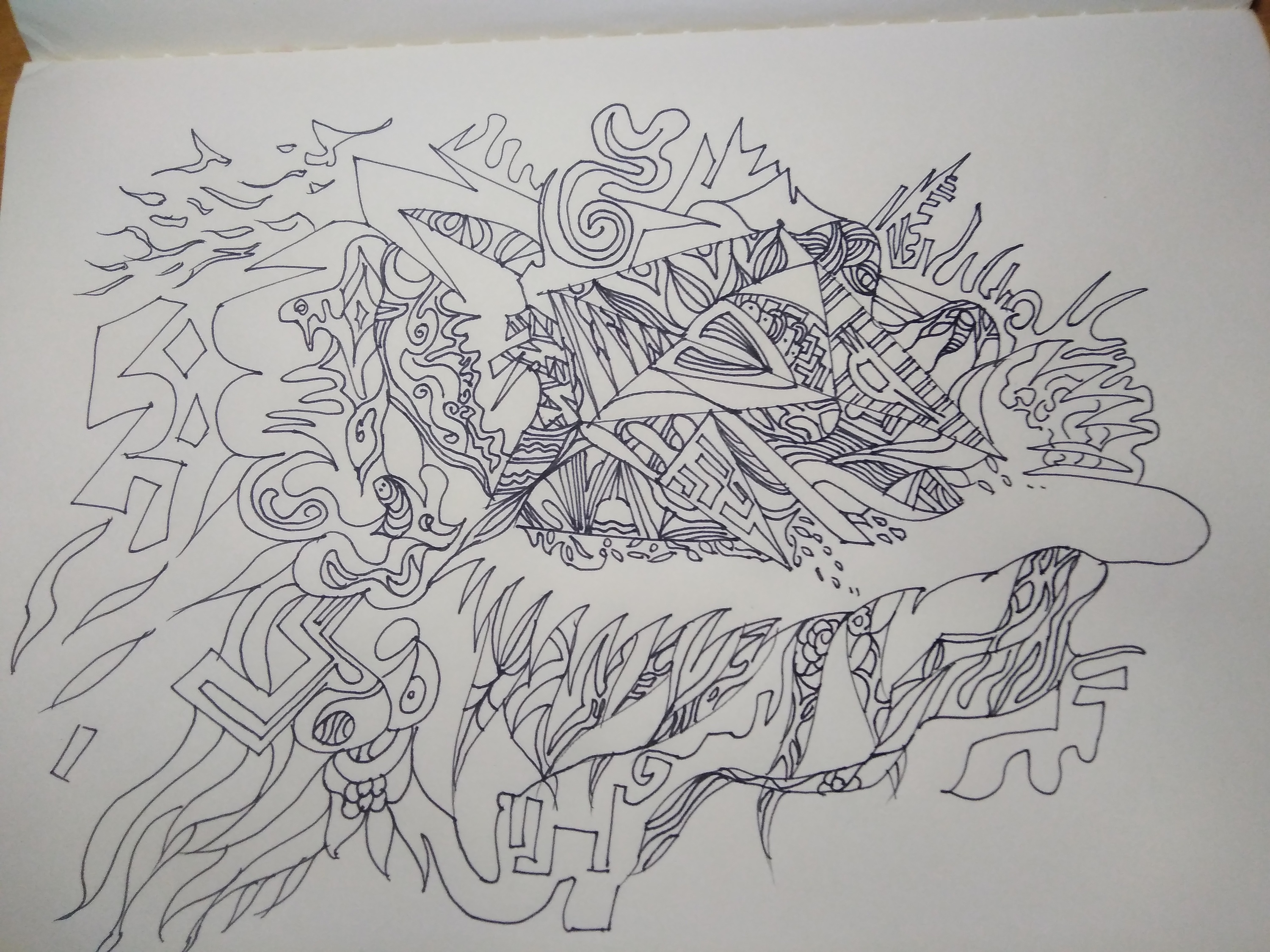 线性抽象派思维表达|纯艺术|速写|liqin1103359820 - 原创作品 - 站酷