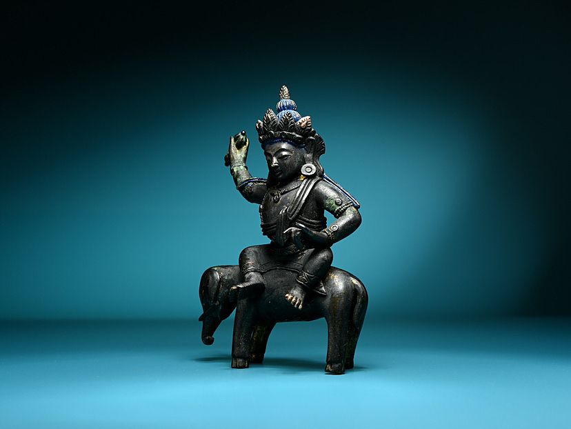 古玩摄影 | 清代宫廷风格仅见骑象寂静像金刚手（图ZMzQ2MDU5NTY4） - 产品摄影 - 站酷设计师1874HAHA原创素材 - 站酷ZCOOL