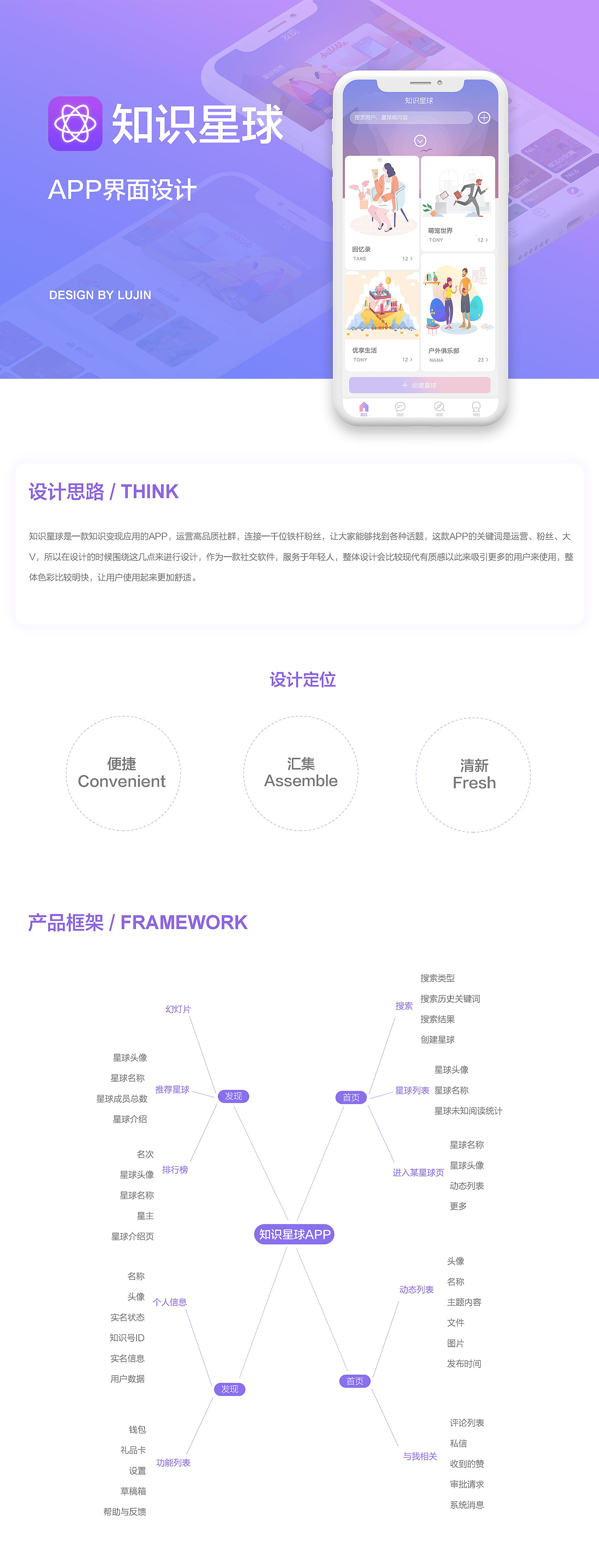 知识星球APP界面设计