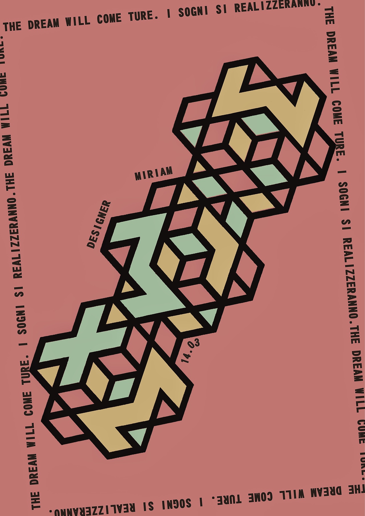 芝士学院dinlab久屿的平面结构课程海报打卡