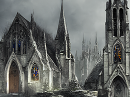 #AI創(chuàng)作實驗室#教堂 烏鴉 中土世界