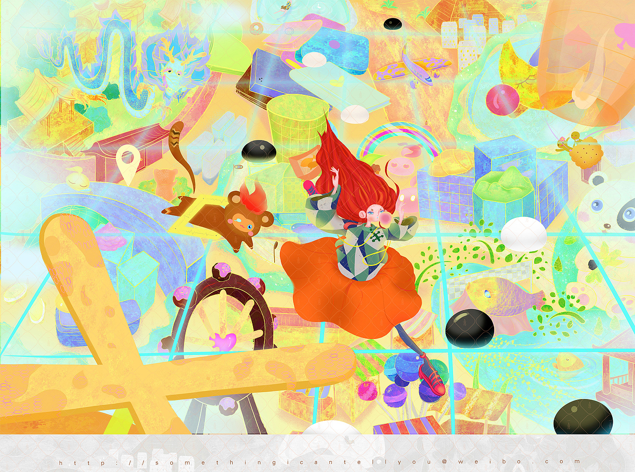 世界之中，记忆之外（图ZMTkzNDcyNDAw） - 新锐潮流插画 - 站酷设计师一意Iva原创素材 - 站酷ZCOOL