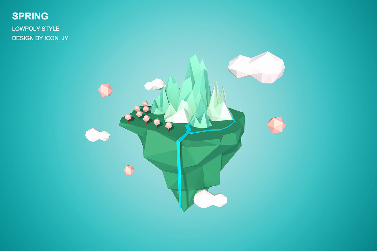 低多边形风格练习