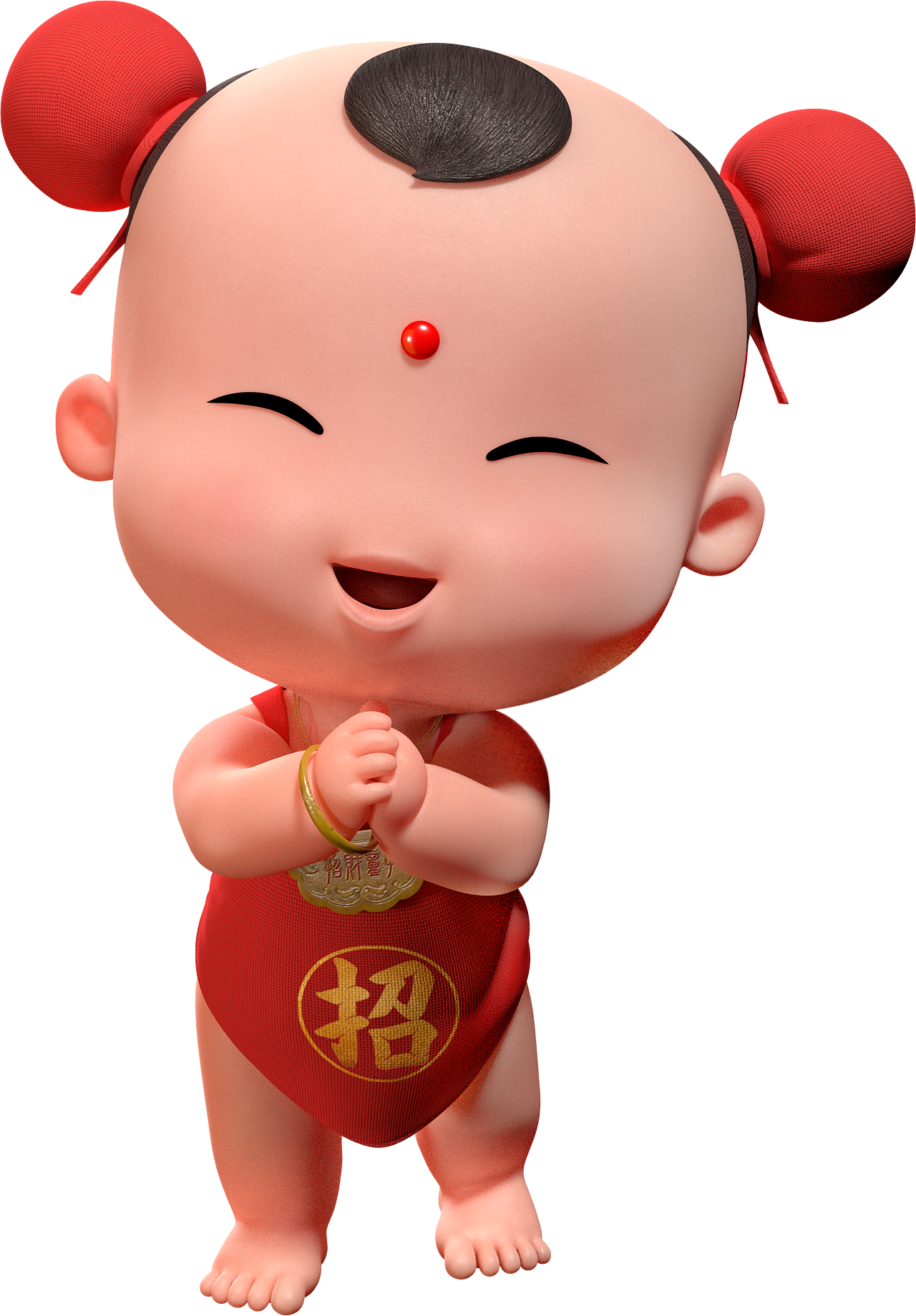 招财童子吉祥符动漫成套表情