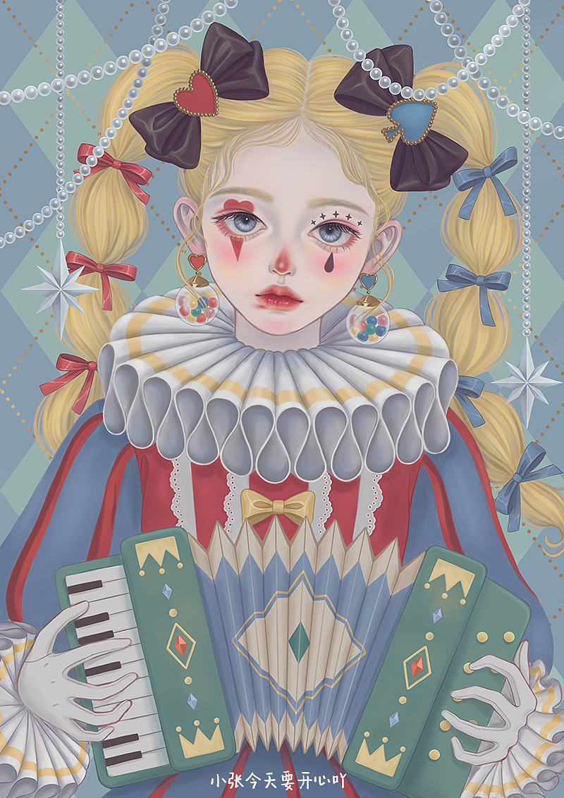 近期少女人像插画总结（图ZMjU3MDgwNjk2） - 创作习作 - 站酷设计师小张今天要开心吖原创素材 - 站酷ZCOOL