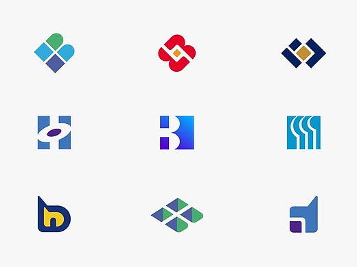 《图形篇-单字母图形化》冻小点冻小点796大气金融证券图形logo设计sc