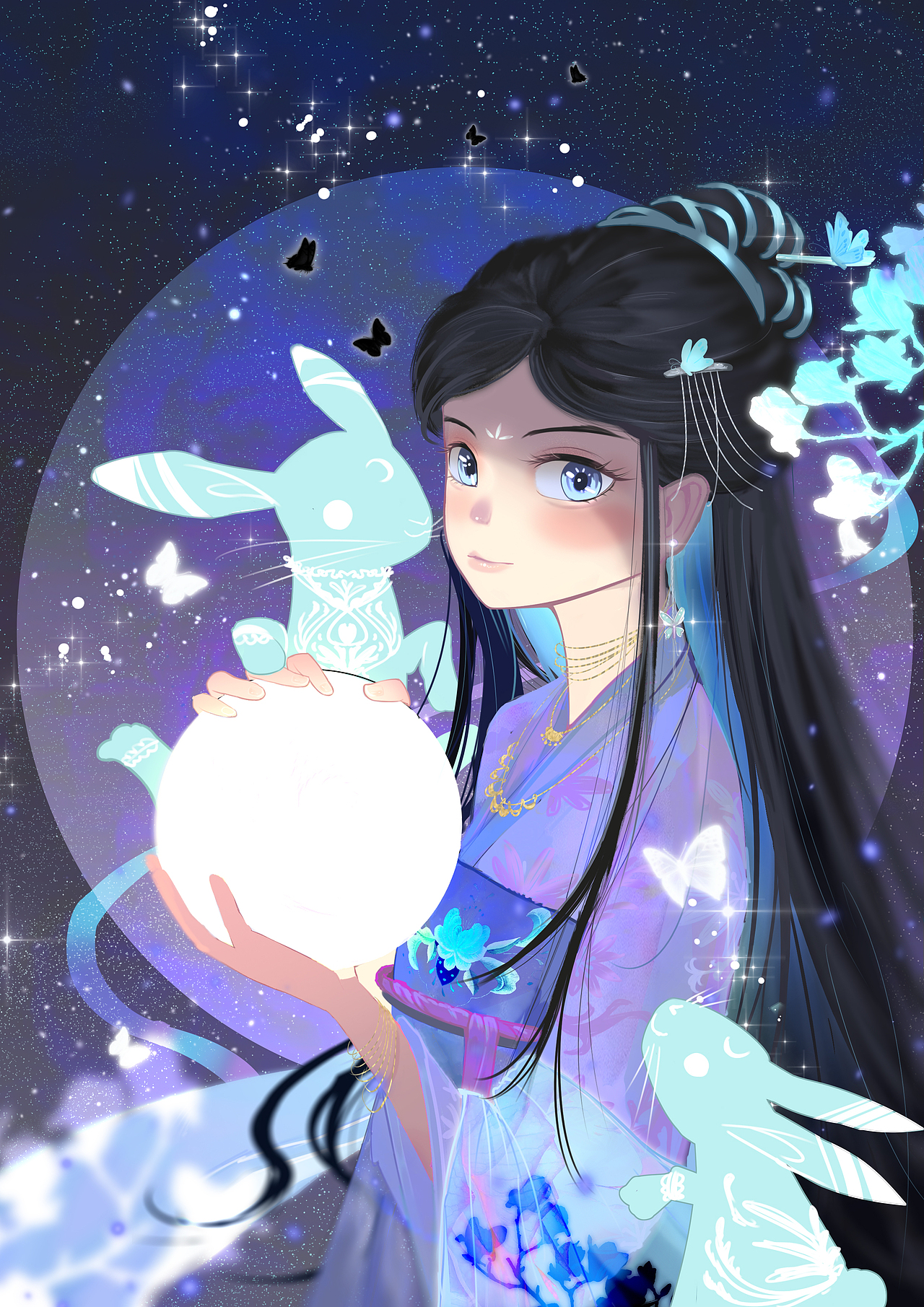 心中有嫦娥,中秋盼团圆