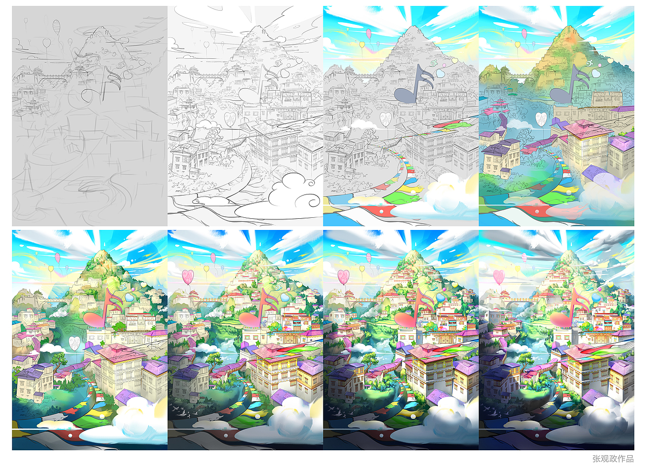 动画电影场景原画设计