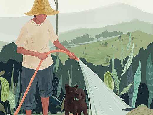 田园生活吧（个人主页-ZMjkwNjk5Njg=） - 创作习作 - 站酷设计师雪绒巷原创素材 - 站酷ZCOOL