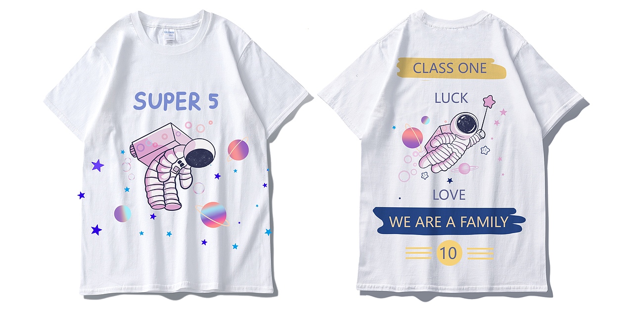 太空人系列班服（圖ZMjE4MDk1MTQ4） - 其他平面 - 站酷設(shè)計(jì)師畫畫的橘貓?jiān)瓌?chuàng)素材 - 站酷ZCOOL