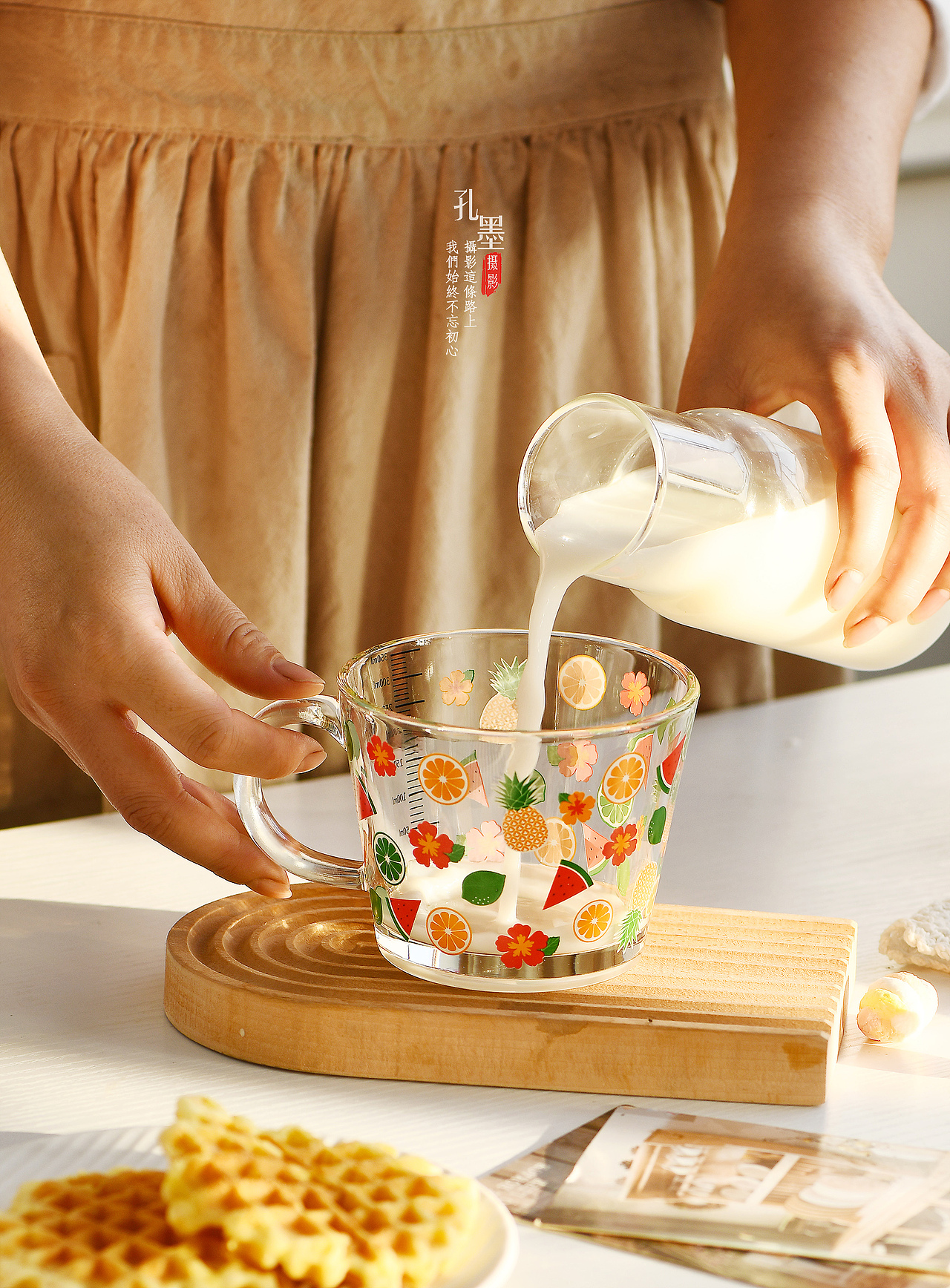 早餐杯产品拍摄