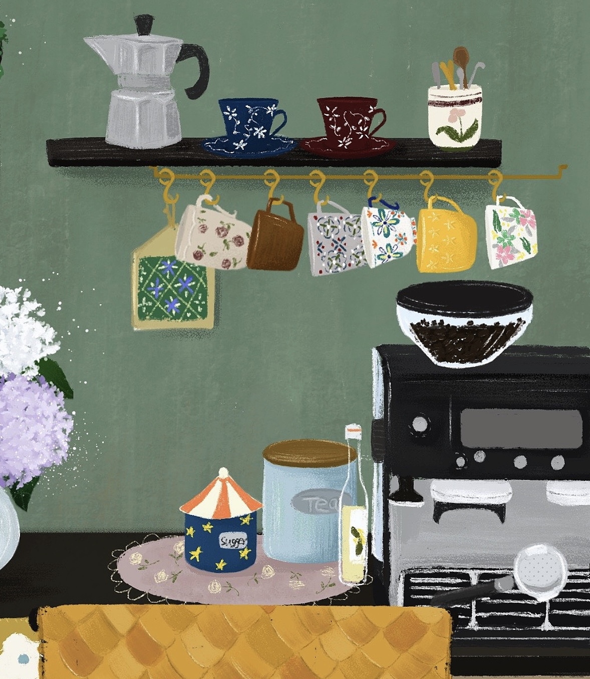 平常的午后（图ZMzQxMDk2NTky） - 儿童插画 - 站酷设计师阳子cat原创素材 - 站酷ZCOOL