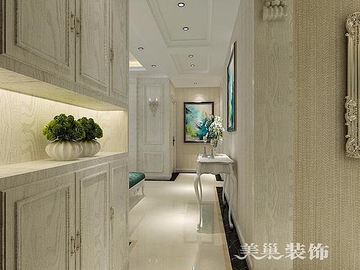 美巢郑州未来华庭120平三室两厅装修欧式低奢样板间