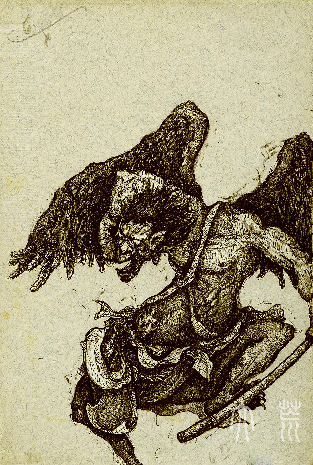 雷震子|插画|艺术插画|dahuang之地_原创作品-站酷zcool