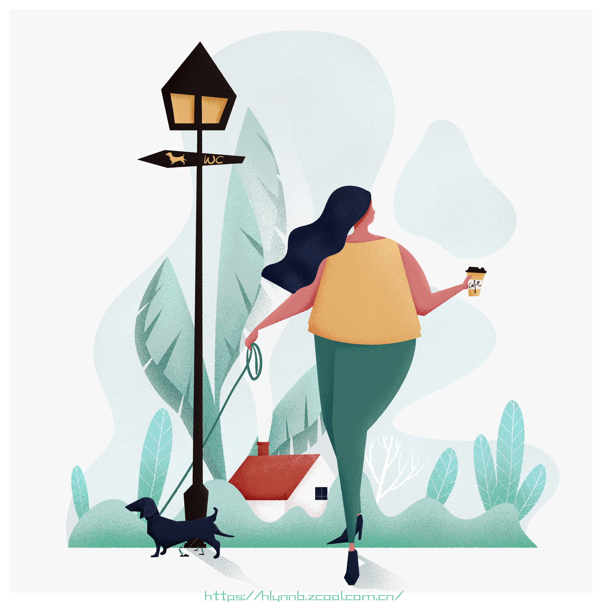 城市一角|插画|插画习作|lynn阳 - 原创作品 - 站酷 (zcool)