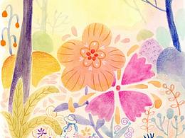 手绘插画合集《万物生长》