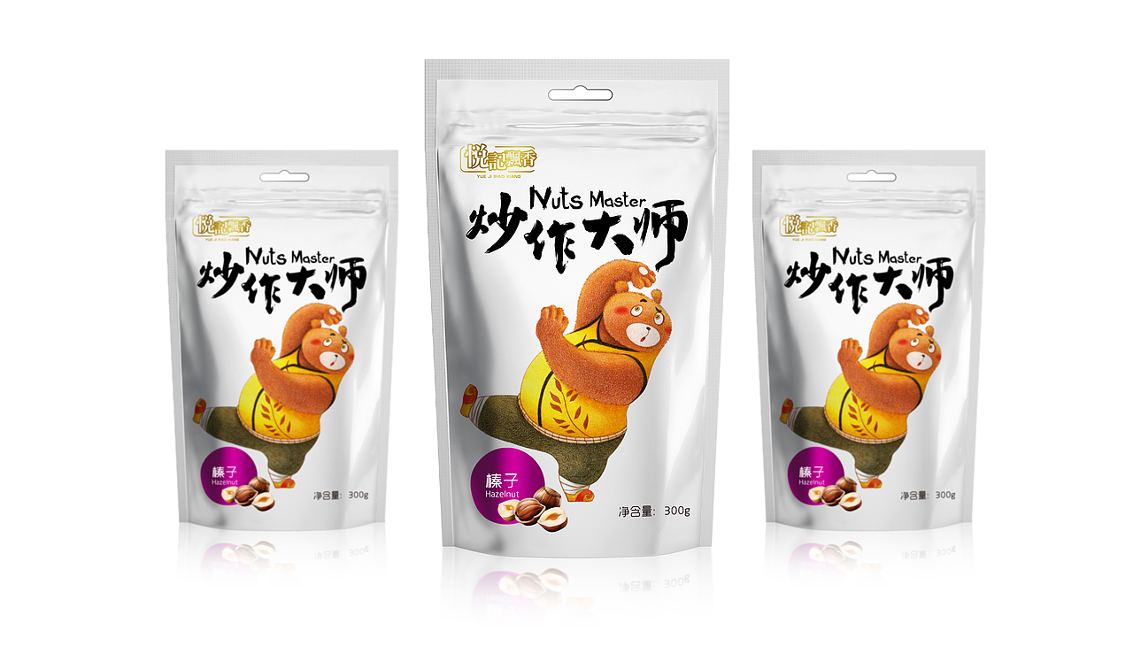 【壹峰品牌】坚果蜜饯系列包装提案(炒作大师-坚果篇)