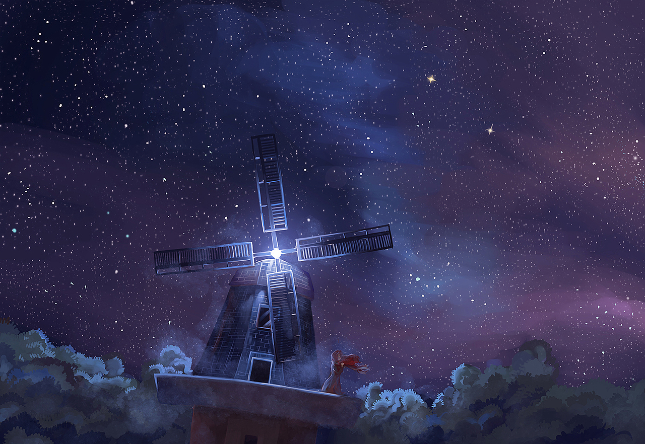 星空 愿（图ZMTkzOTY4MTY=） - 创作习作 - 站酷设计师BookShu泳之原创素材 - 站酷ZCOOL