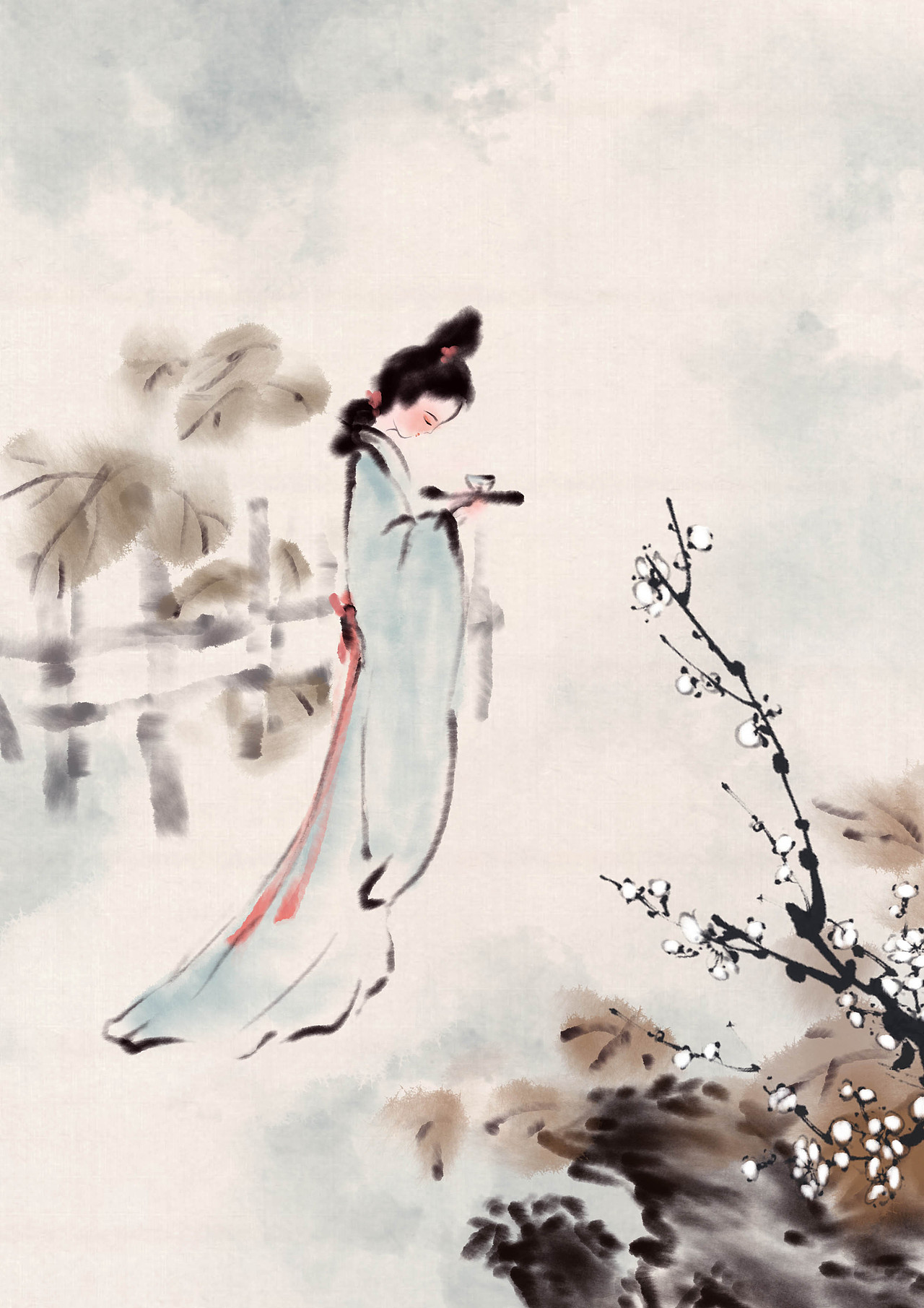 宋词配图（图ZMTQyODM1ODg4） - 商业插画 - 站酷设计师果陀原创素材 - 站酷ZCOOL